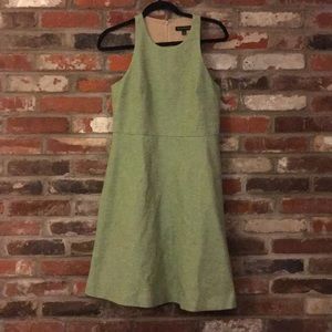 A line green banana republic dress